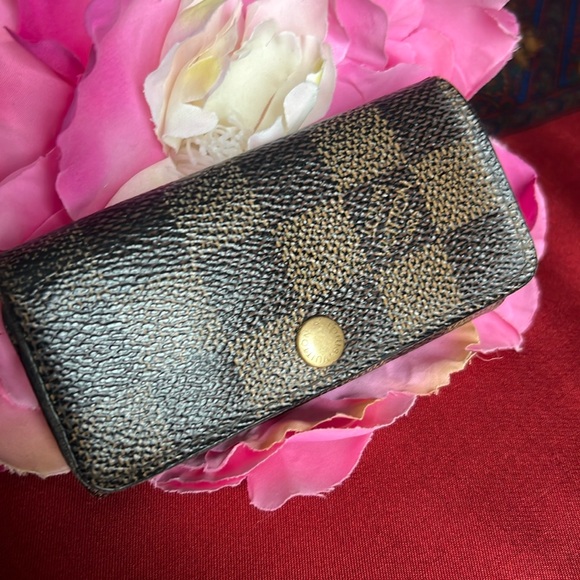 Louis Vuitton Monogram Canvas Multicles 4 Ring Key Case Auth. LV vintage - Picture 1 of 17